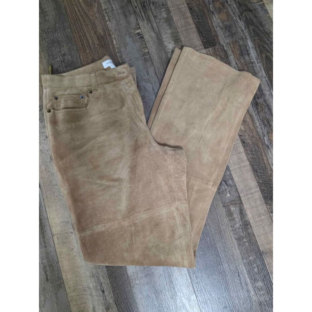 Isaac Mizrahi for Target Suede Leather Pants